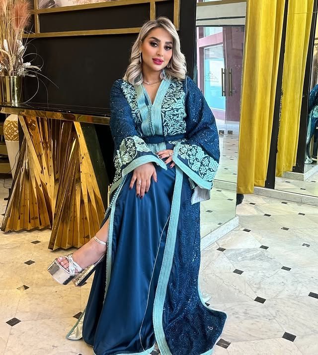 Caftan marocain brodé main N°05 — Signature by Raja Marrakech